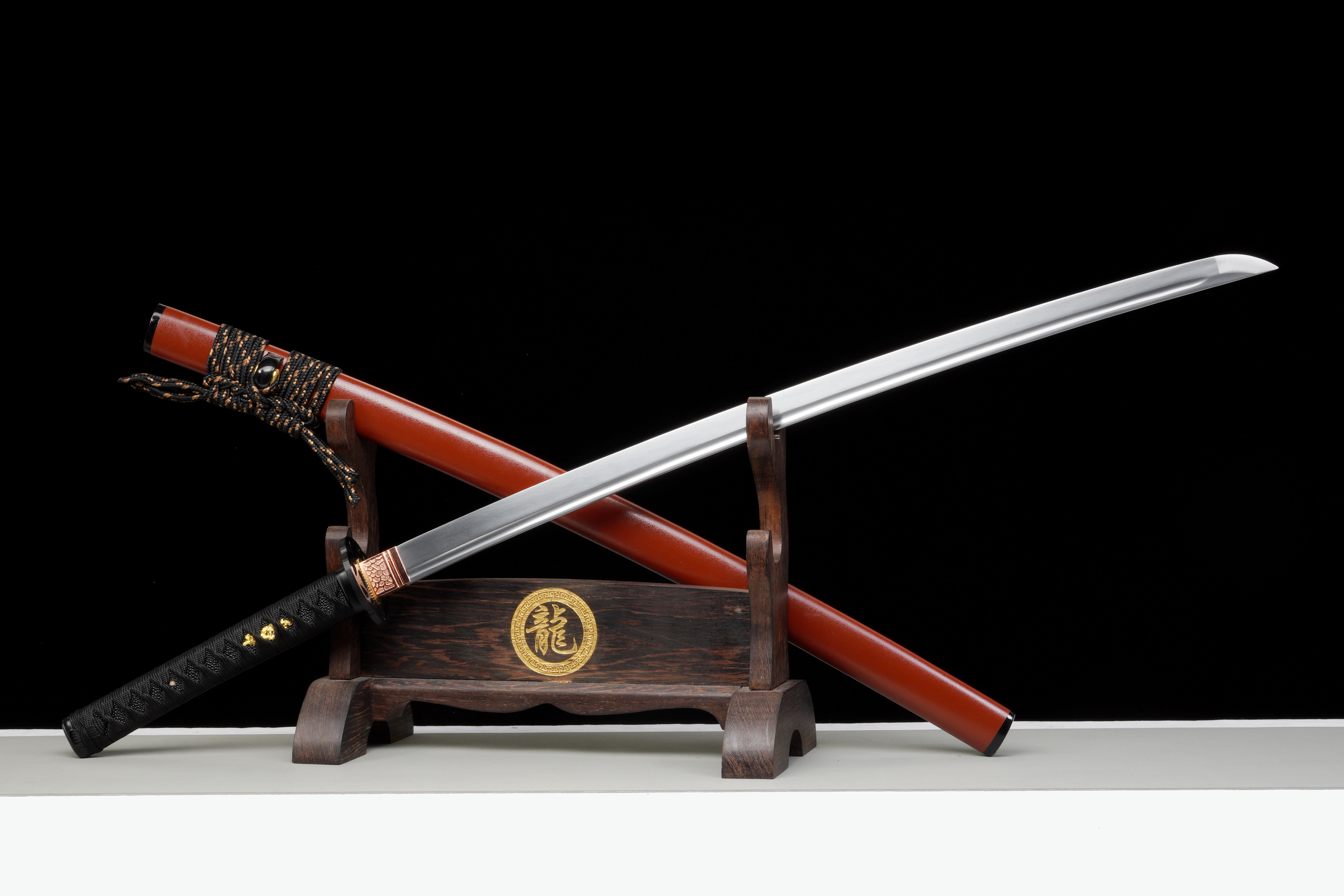 武士打刀—秋月夜】(未开刃） - 龙泉千龙刀剑厂