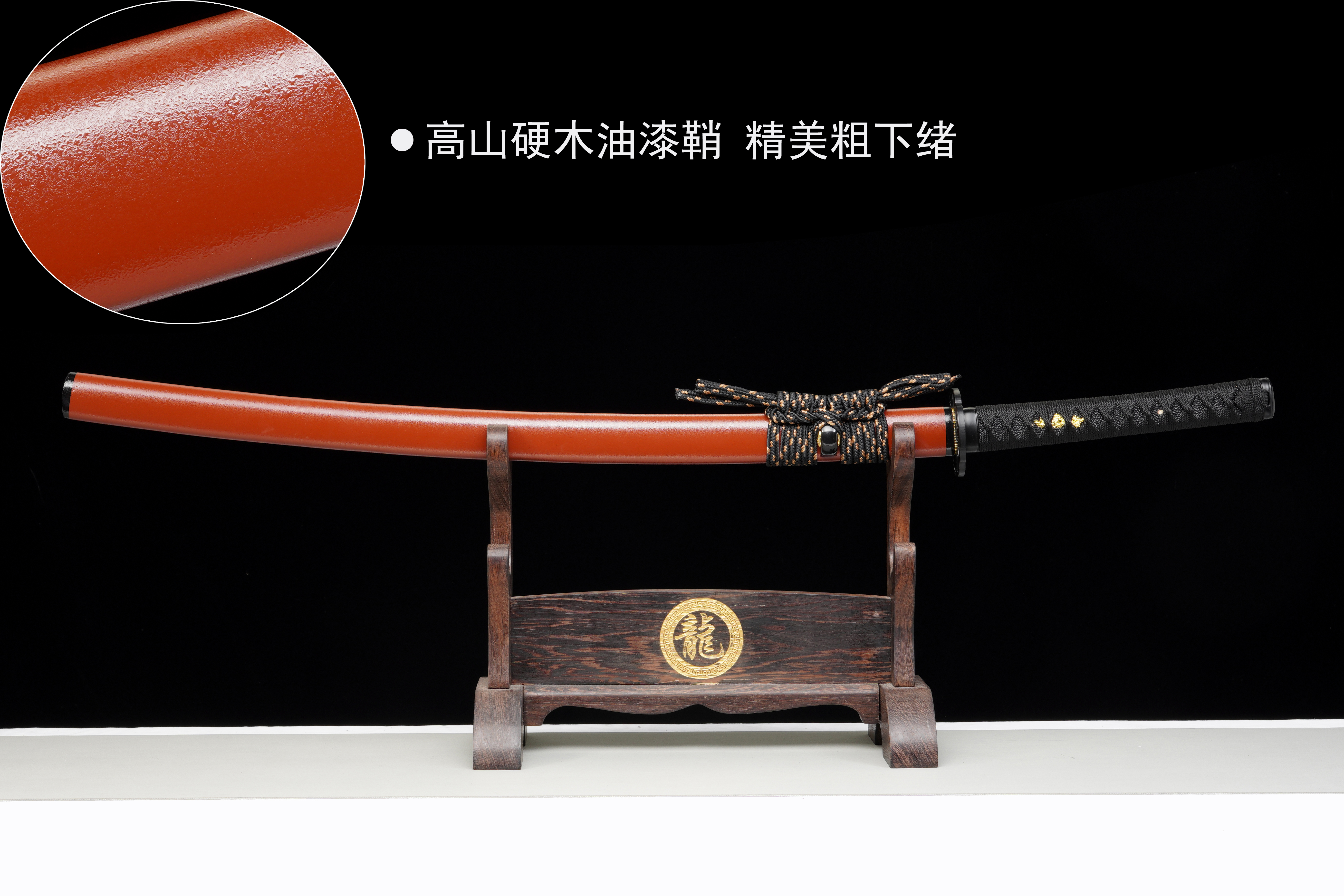 武士打刀—秋月夜】(未开刃） - 龙泉千龙刀剑厂