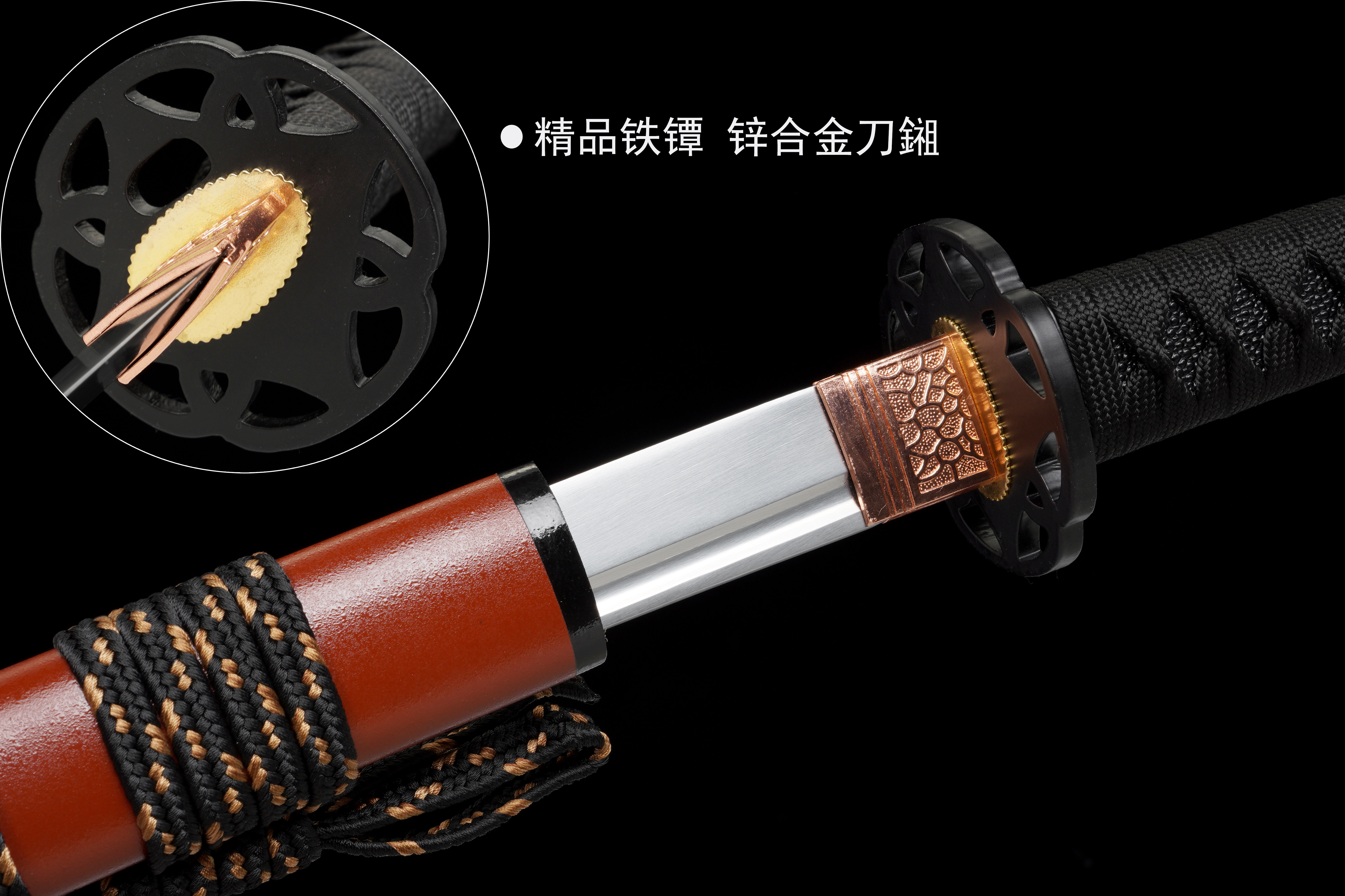 武士打刀—秋月夜】(未开刃） - 龙泉千龙刀剑厂