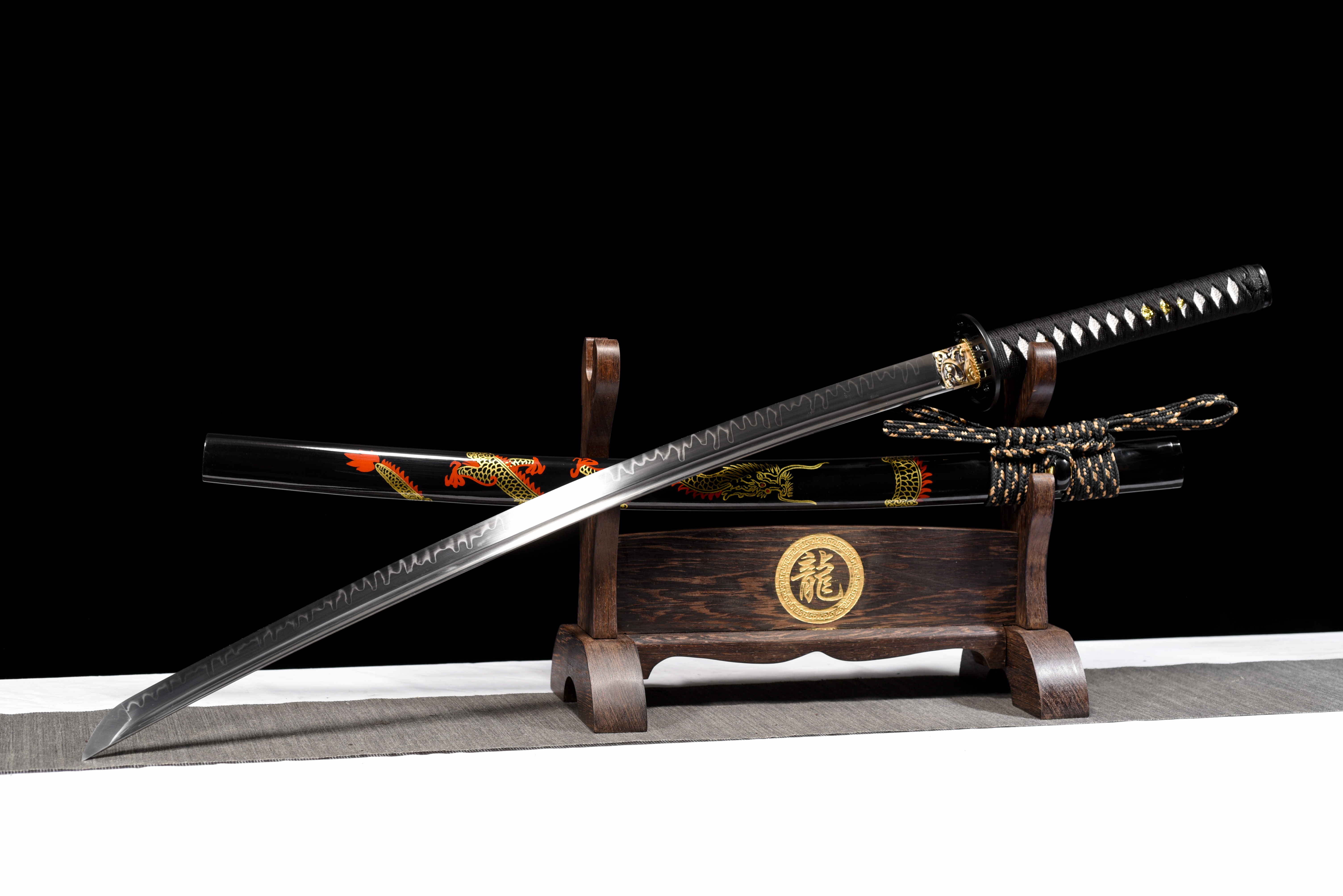 武士打刀—龙煌寂灭斩】(未开刃） - 龙泉千龙刀剑厂