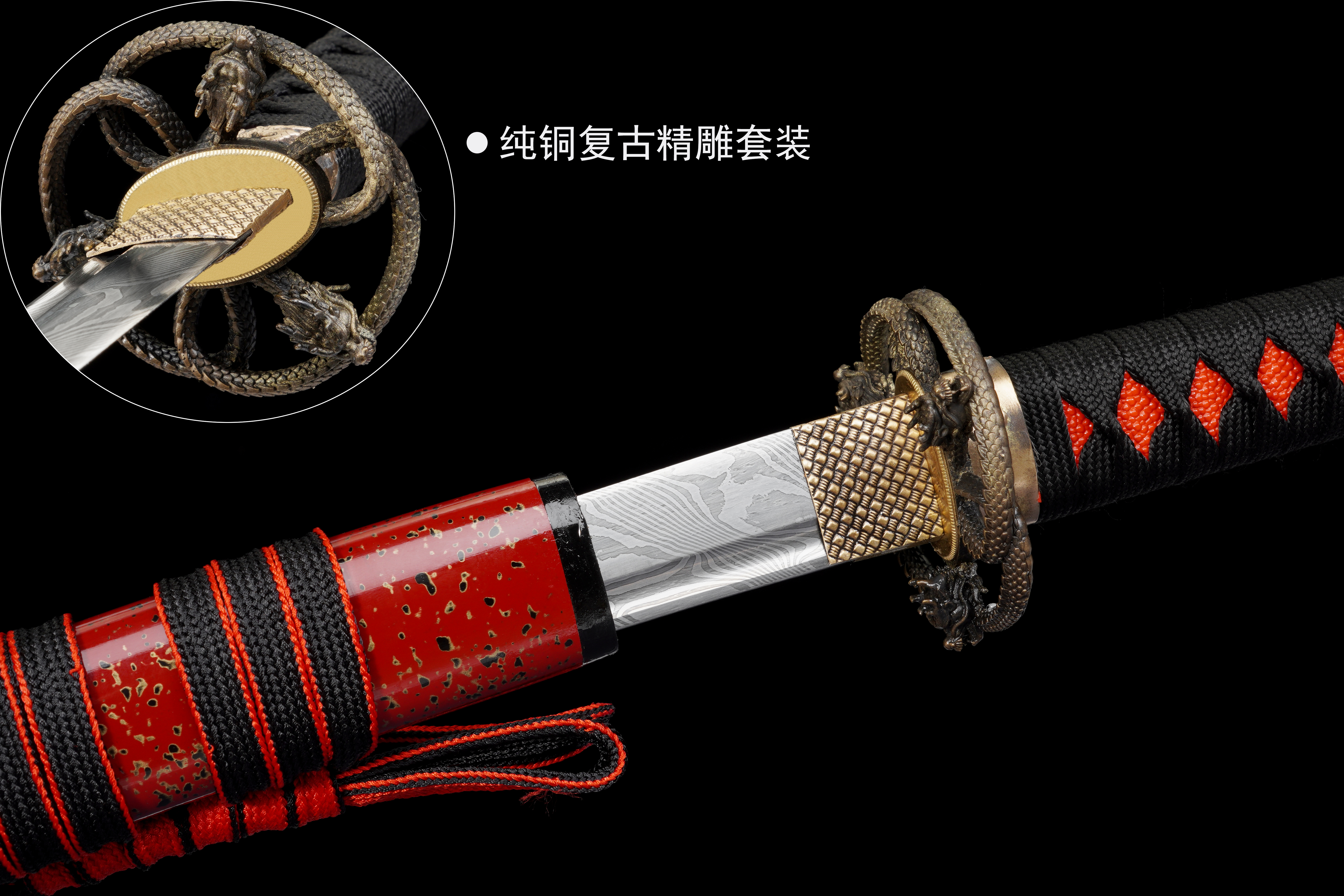 武士肋差—月曜】(未开刃） - 龙泉千龙刀剑厂