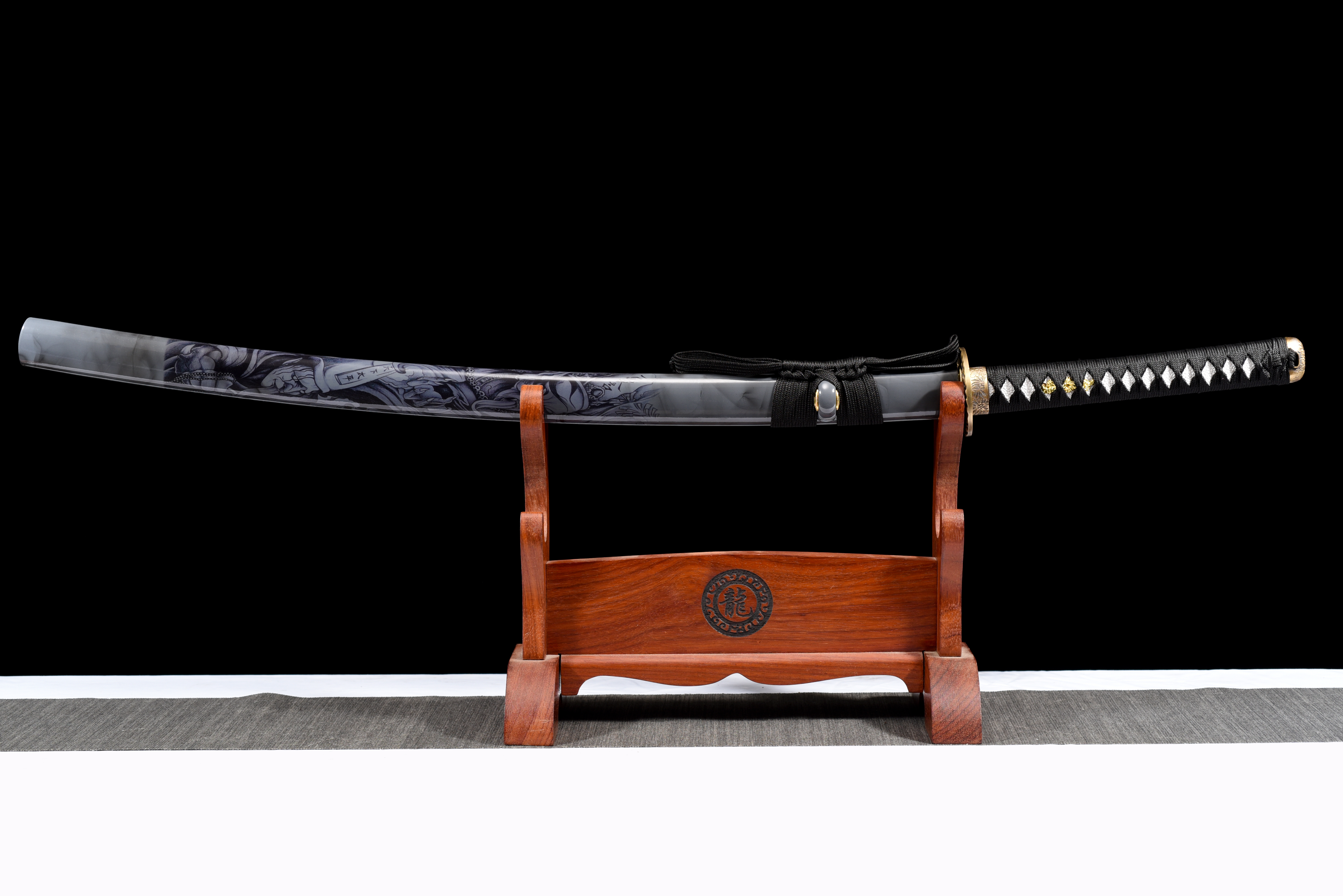鬼面武士刀（未开刃） - 龙泉千龙刀剑厂