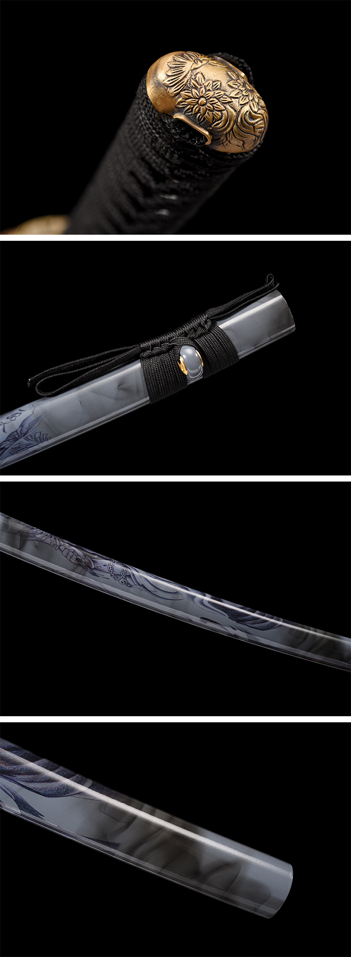 鬼面武士刀（未开刃） - 龙泉千龙刀剑厂
