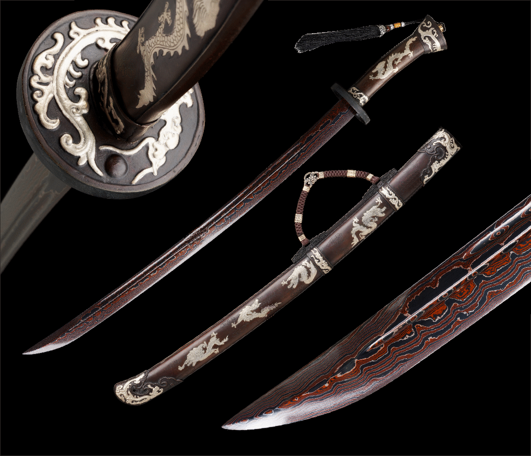 清腰刀—伏龙阙】(未开刃） - 龙泉千龙刀剑厂