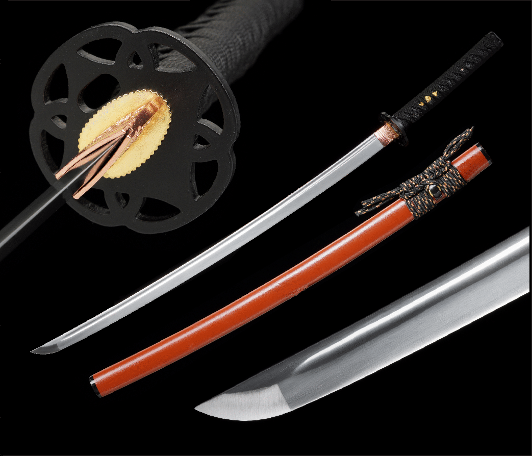 武士打刀—秋月夜】(未开刃） - 龙泉千龙刀剑厂